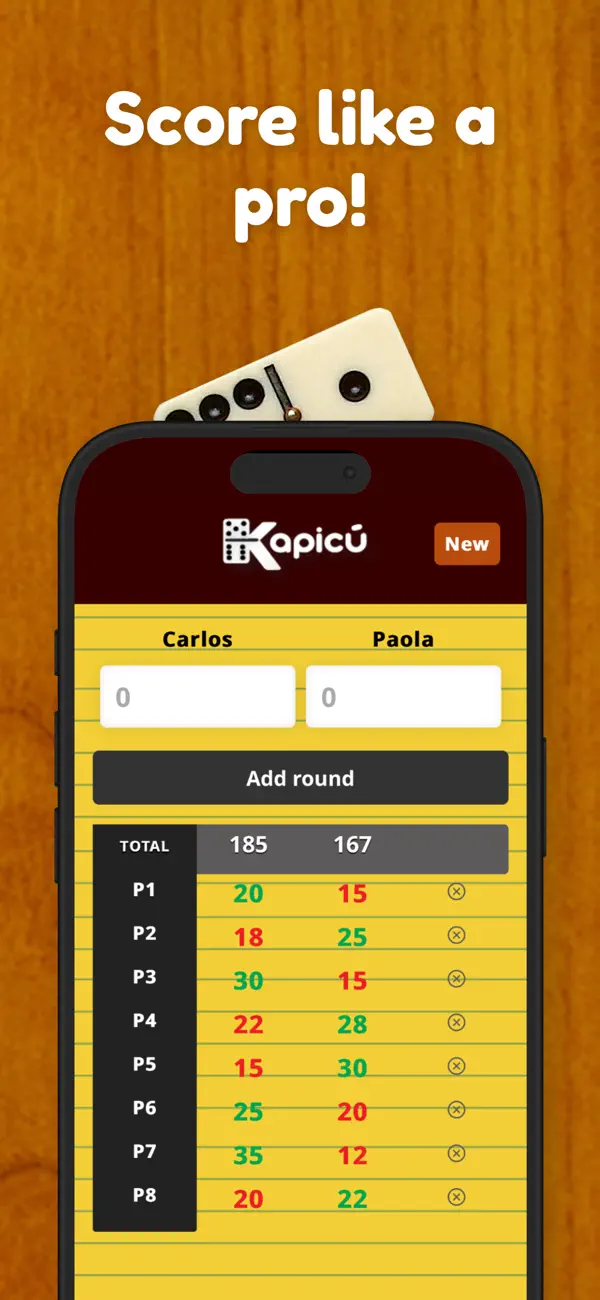 Kapicu Domino Game Score screenshot 1