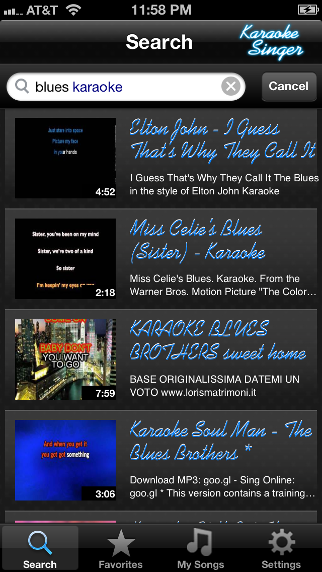 KaraokeSinger screenshot 1