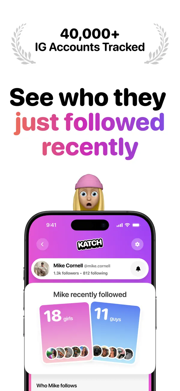 Katch: Recent Follow Tracker screenshot 6