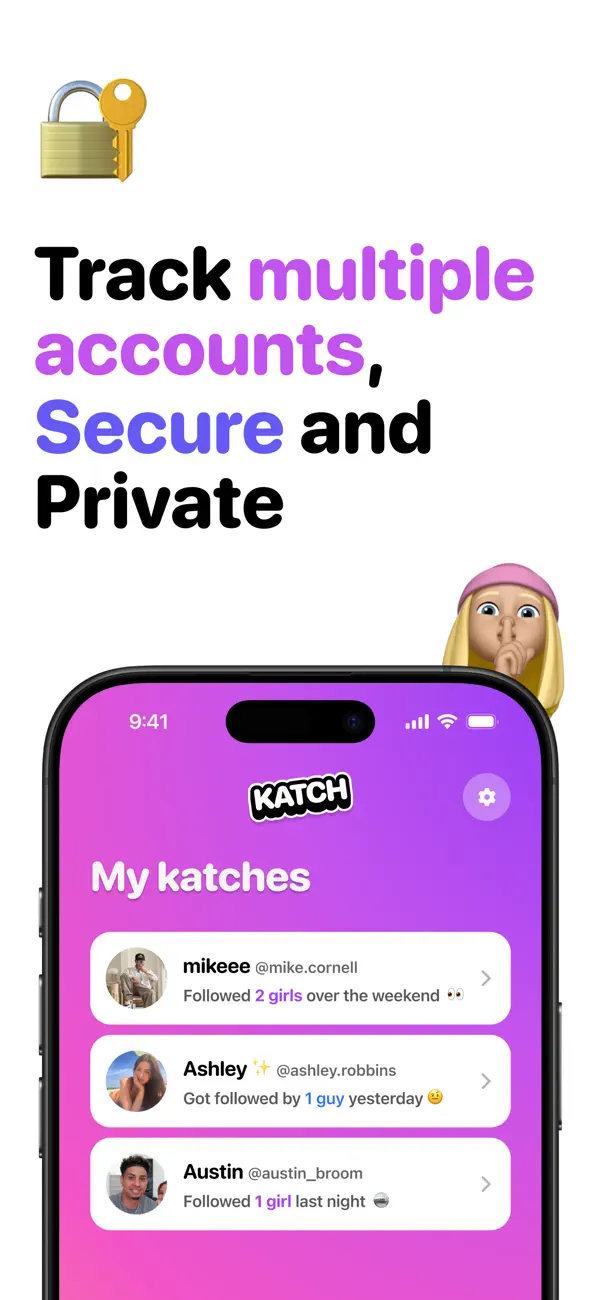 Katch: Recent Follow Tracker screenshot 3