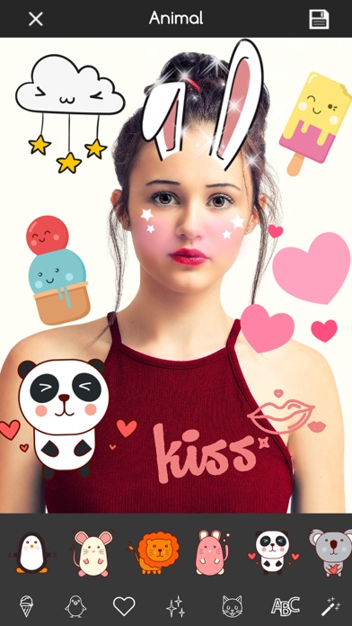 Kawaii Photo Editor Stickers screenshot 2