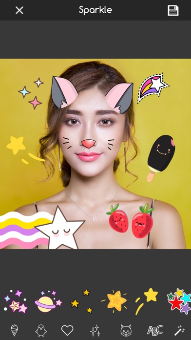 Kawaii Photo Editor Stickers screenshot 4