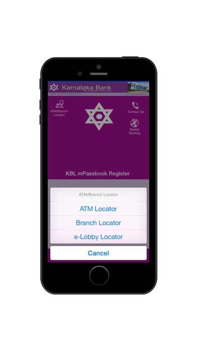 KBL mPassbook screenshot 1