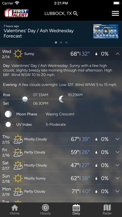 KCBD First Alert Weather screenshot 2