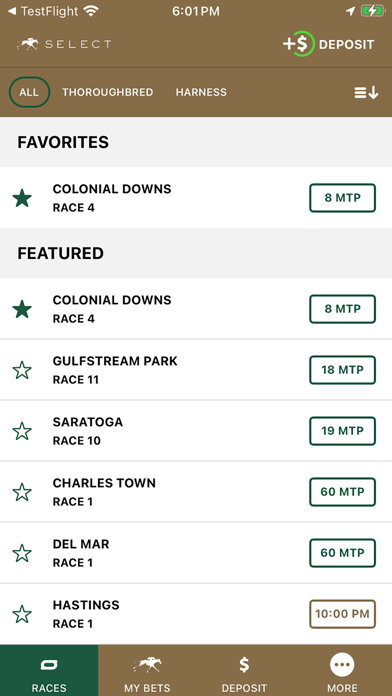 Keeneland Select Wagering screenshot 4