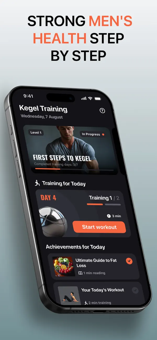 Kegel Workout: Men's Exercises screenshot 3