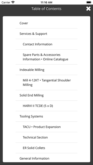 Kennametal Catalogs screenshot 3