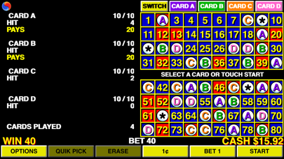 Keno 4 Multi Card screenshot 1