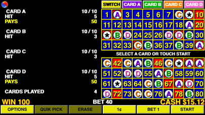 Keno 4 Multi Card screenshot 3