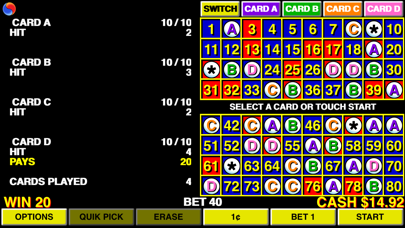 Keno 4 Multi Card screenshot 2