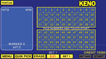 Keno Casino Games screenshot 1