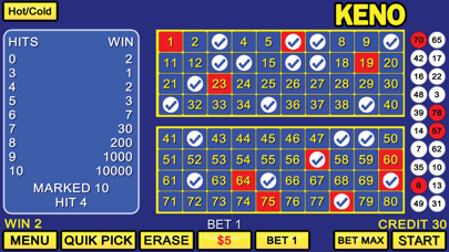 Keno Casino Games screenshot 3