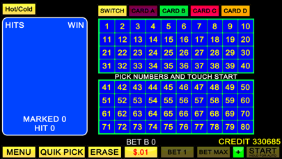 Keno Four Card screenshot 1