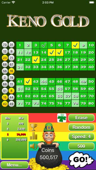 Keno Gold screenshot 5