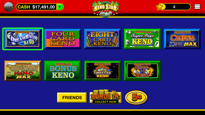 Keno Star - Multi Card Games screenshot 1