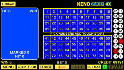 Keno Super 4X screenshot 1