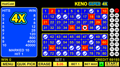 Keno Super 4X screenshot 3