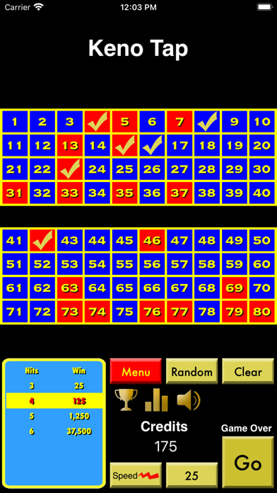 Keno Tap screenshot 1