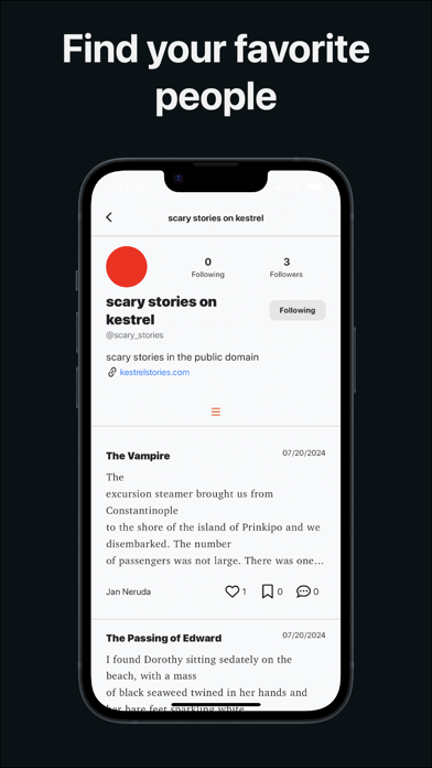Kestrel - Reading and Writing screenshot 1