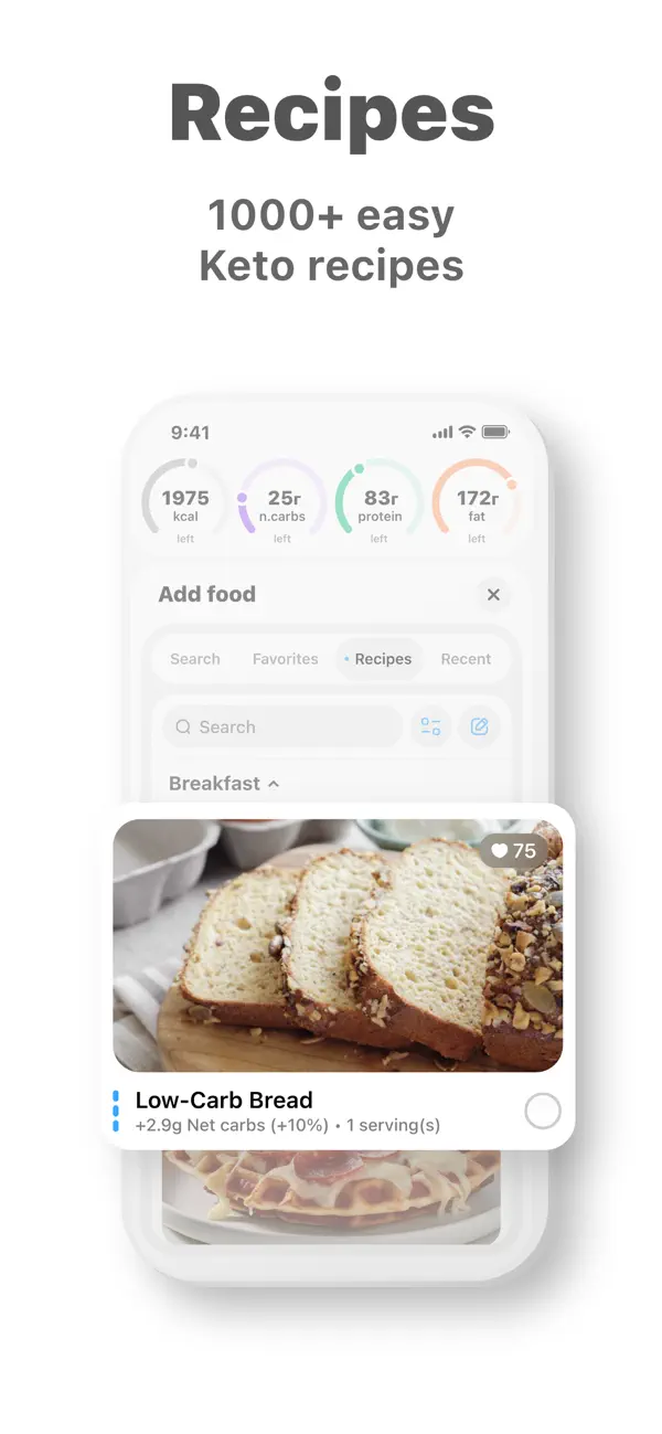 Keto diet app－Low carb manager screenshot 2