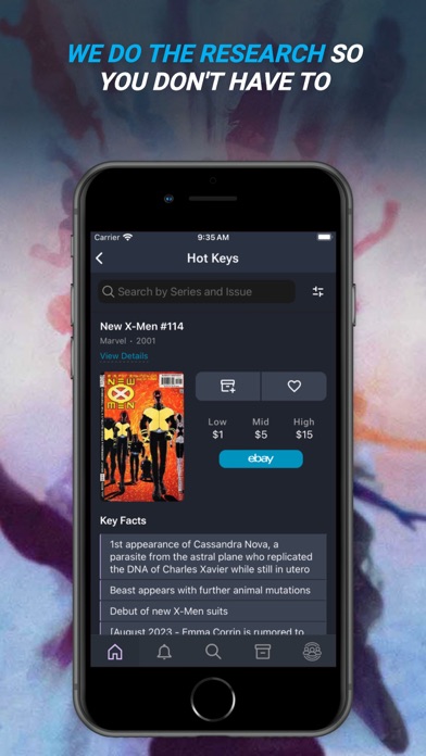 Key Collector Comics App screenshot 1