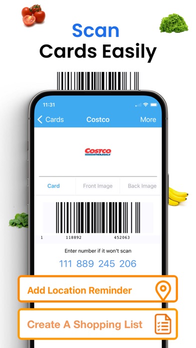 Key Ring Rewards Card Wallet screenshot 2
