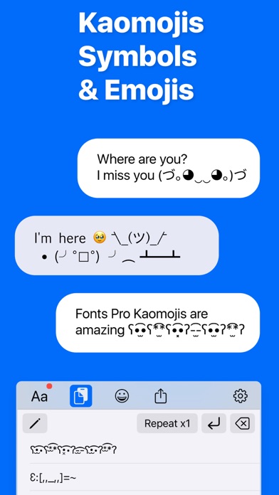 Keyboard Fonts Pro: Aa screenshot 2