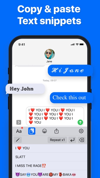 Keyboard Fonts Pro: Aa screenshot 1