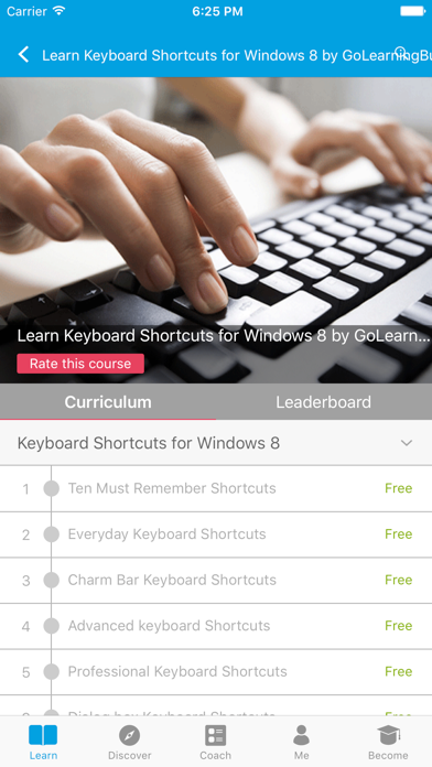 Keyboard Shortcut for Windows8 screenshot 4