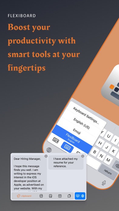 Keyboard Shortcuts: FlexiBoard screenshot 6