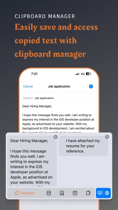 Keyboard Shortcuts: FlexiBoard screenshot 4