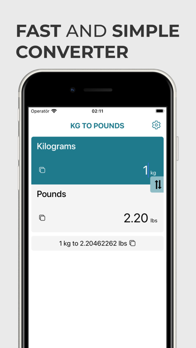Kg to Pounds Converter kg lbs screenshot 5