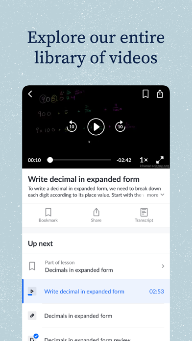 Khan Academy screenshot 2