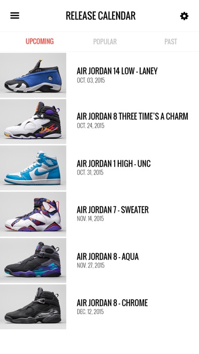 KicksOnFire: Release Dates screenshot 5