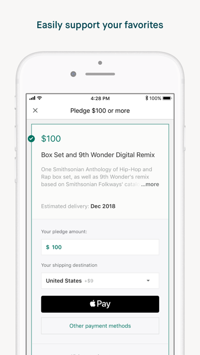 Kickstarter: Projects You Love screenshot 1