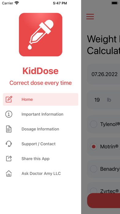KidDose. screenshot 1