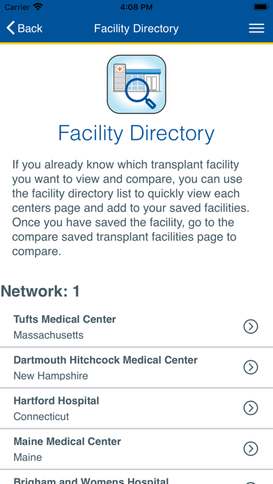 Kidney Transplant Compare screenshot 1