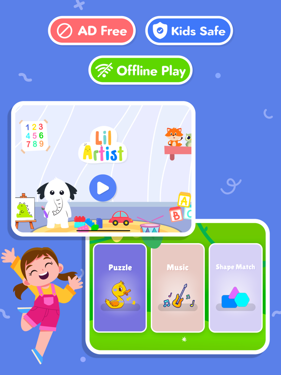 Kids Learning App - Lil Artist screenshot 1