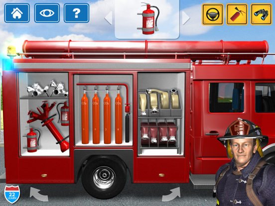 Kids Vehicles Fire Truck games screenshot 8