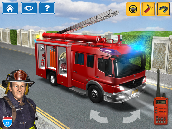 Kids Vehicles Fire Truck games screenshot 2