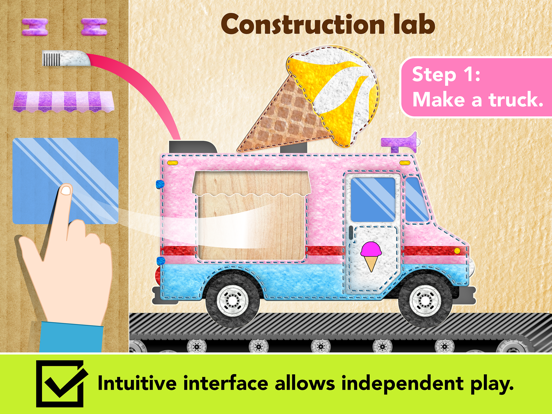 Kids Vehicles Fire Truck games screenshot 1