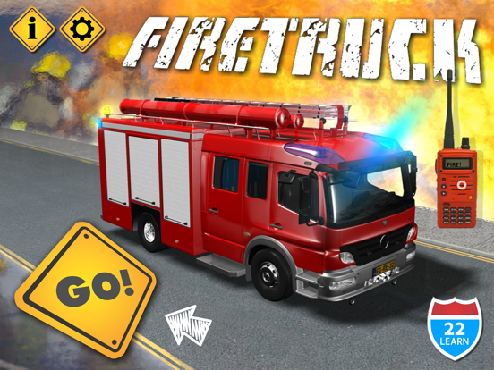 Kids Vehicles Fire Truck games screenshot 10
