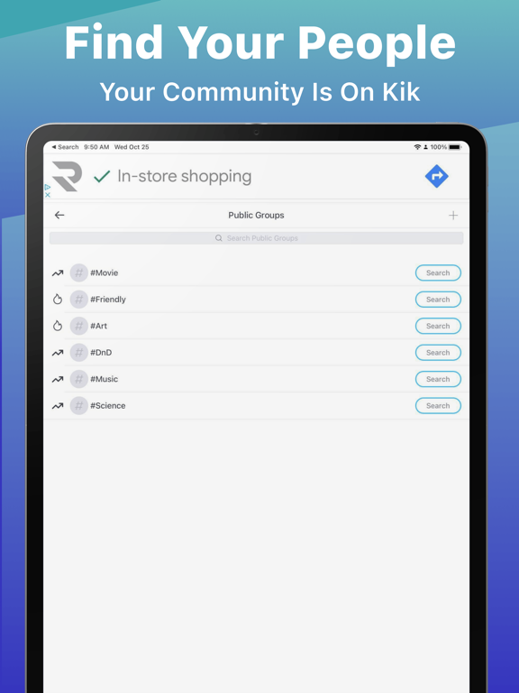 Kik Messaging & Chat App screenshot 2