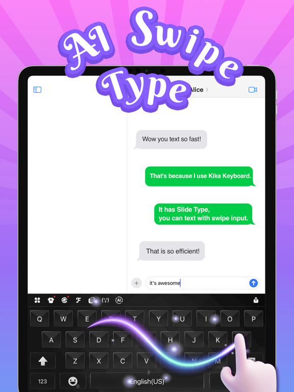 Kika Keyboard: Custom Themes screenshot 2