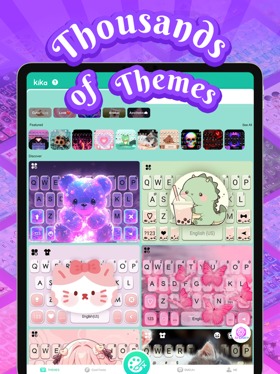 Kika Keyboard: Custom Themes screenshot 10