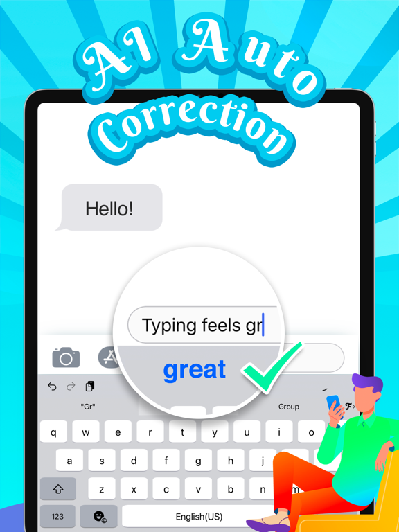 Kika Keyboard: Custom Themes screenshot 1
