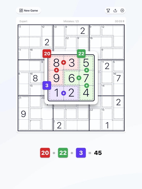 Killer Sudoku - Puzzle Games screenshot 8