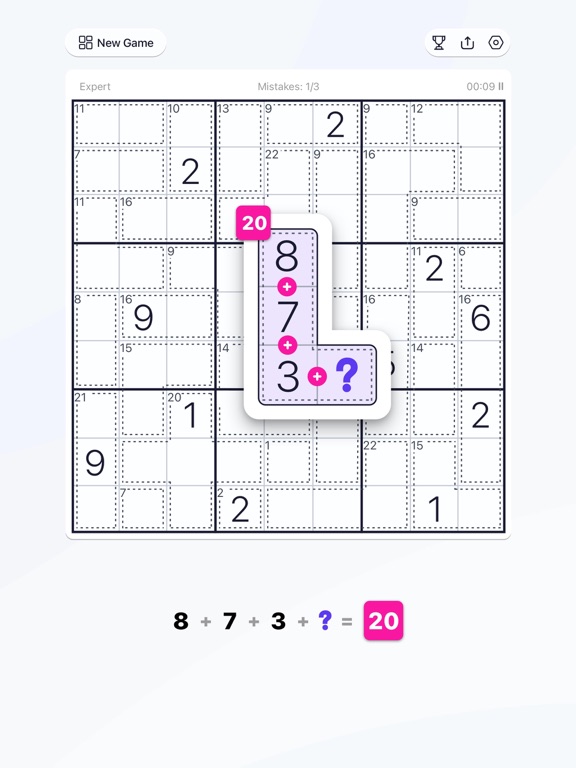 Killer Sudoku - Puzzle Games screenshot 6