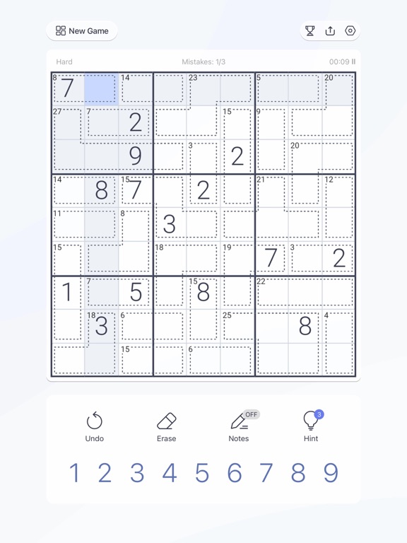 Killer Sudoku - Puzzle Games screenshot 2