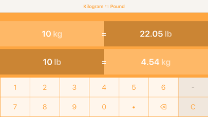Kilograms To Pounds screenshot 2